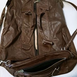 PURE LEATHER DUFFLE BAGS 21 long